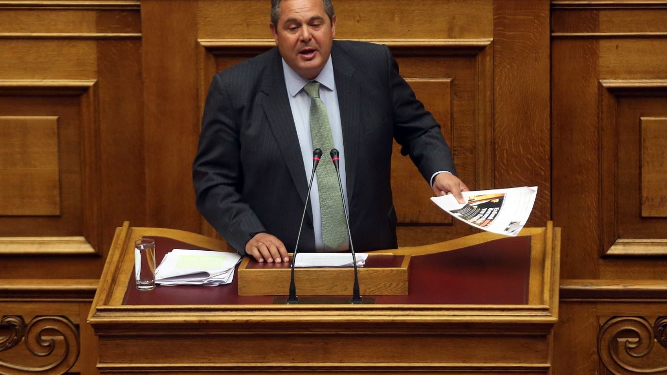 Απορρίφθηκε η πρόταση για σύσταση Εξεταστικής Επιτροπής για τον Πάνο Καμμένο  – ΤΩΡΑ