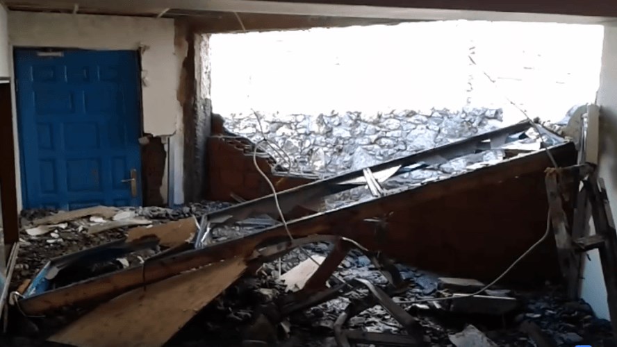 Συγκλονιστικό ΒΙΝΤΕΟ μέσα από το δημαρχείο Σαμοθράκης μετά τη θεομηνία