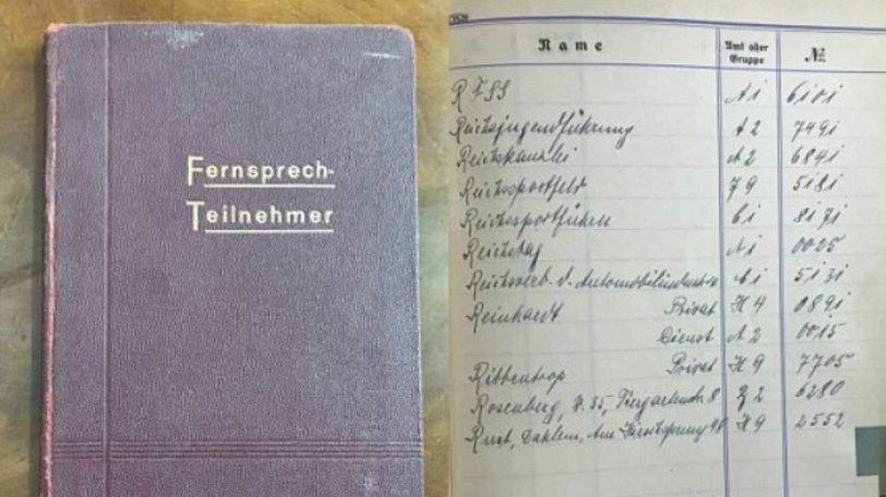 Συλλέκτης έδωσε 20.000 ευρώ για τον τηλεφωνικό κατάλογο του Χίτλερ