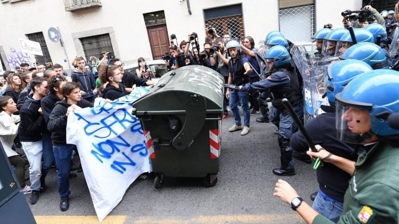 Επεισόδια από κουκουλοφόρους κατά της συνόδου των G7 στο Τορίνο