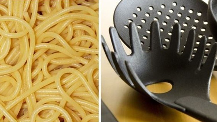 Δείτε γιατί η κουτάλα των μακαρονιών έχει τρύπα