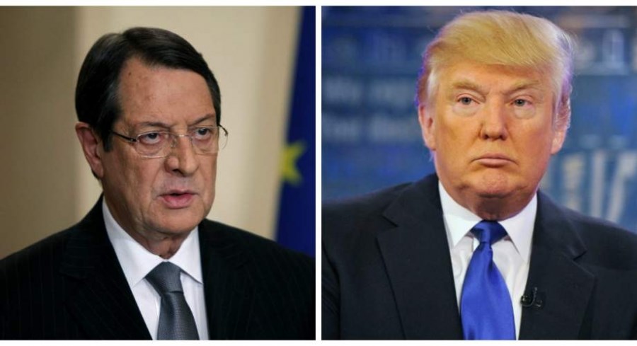 Ο Τραμπ σε Αναστασιάδη: Στηρίζουμε την επανένωση της Κύπρου