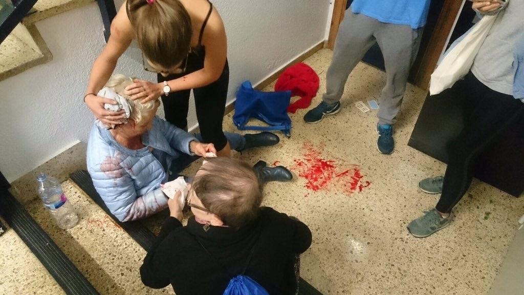 38 οι τραυματίες από τα επεισόδια στην Καταλονία