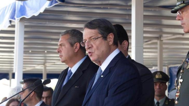 Αναστασιάδης: Θα συνεχίσουμε τις προσπάθειες επανένωσης της Κύπρου