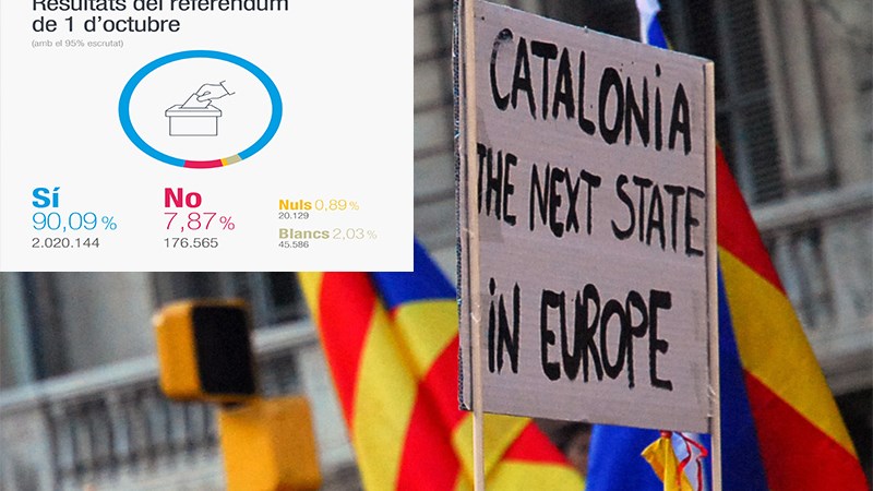 Επικράτησε το “ναι” στο αιματηρό δημοψήφισμα της Καταλονίας – Περισσότεροι από 800 ψηφοφόροι τραυματίστηκαν – ΦΩΤΟ