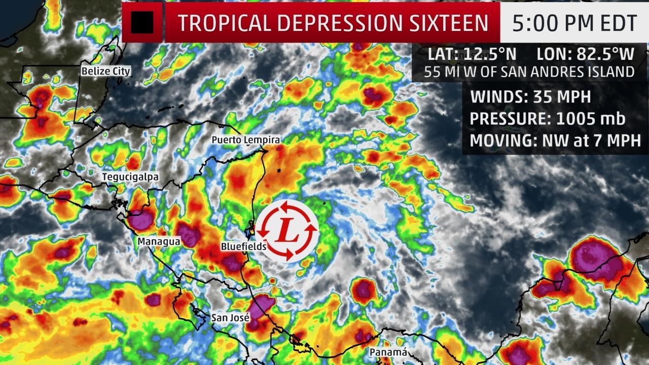 Νέα τροπική ύφεση απειλεί με πλημμύρες και κατολισθήσεις την κεντρική Αμερική
