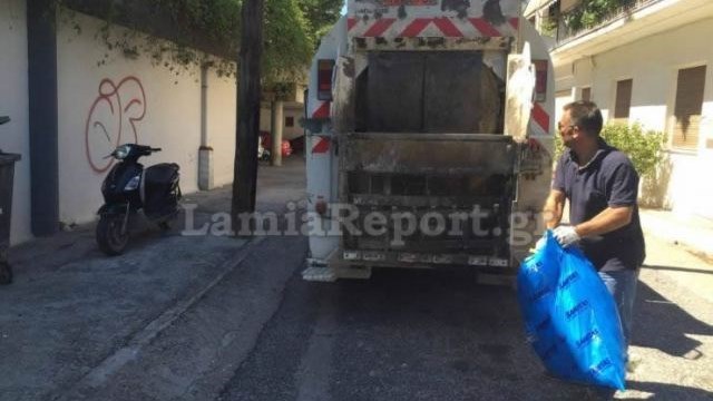 Λαμία: Συνέλαβαν τον αντιδήμαρχο γιατί… μάζευε σκουπίδια – ΦΩΤΟ