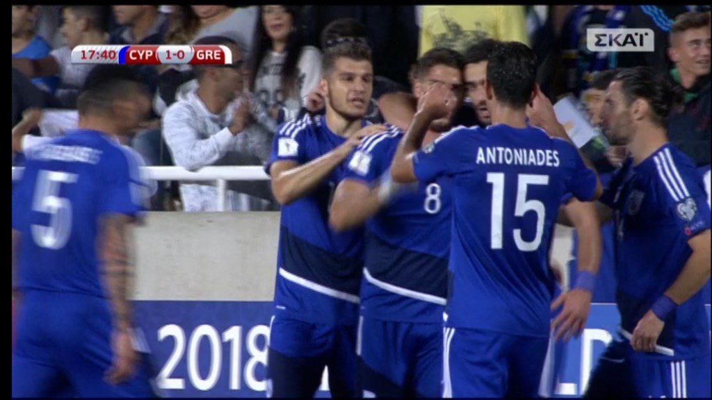LIVE: Κύπρος – Ελλάδα 1 – 0 (18′)