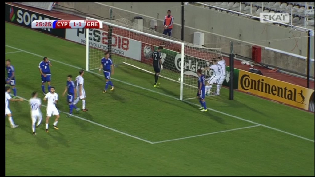 LIVE: Κύπρος – Ελλάδα 1 – 2 (26′)