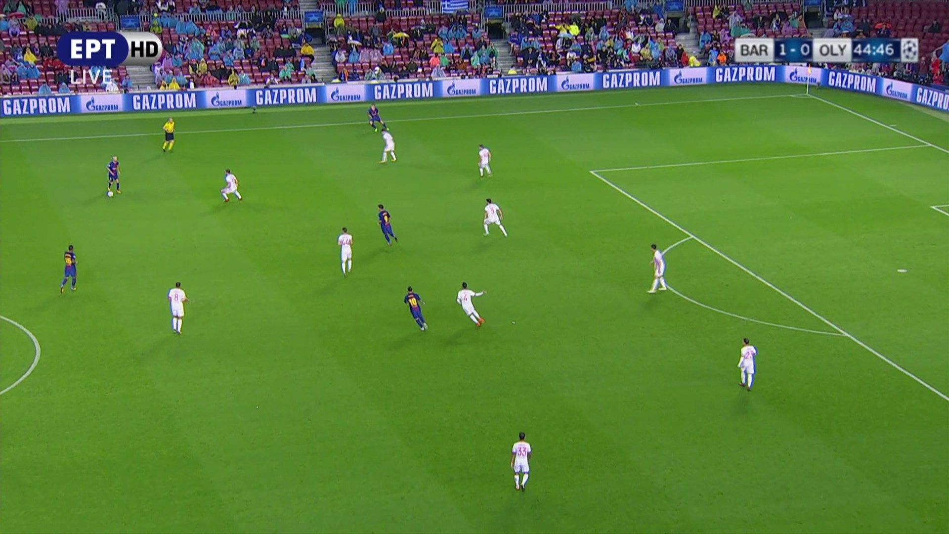 Μπαρτσελόνα – Ολυμπιακός 1-0 (ΗΜ.)