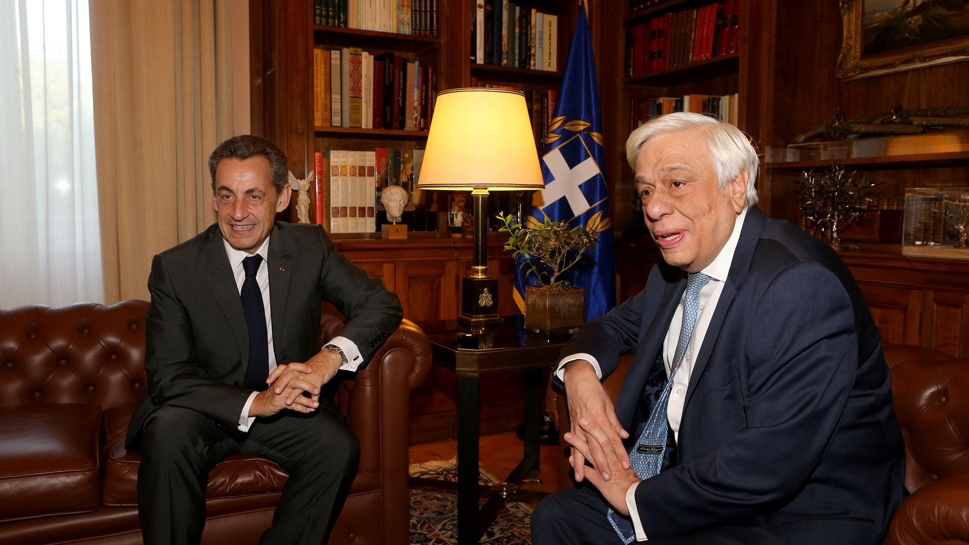 Συνάντηση του Παυλόπουλου με τον Σαρκοζί – ΦΩΤΟ