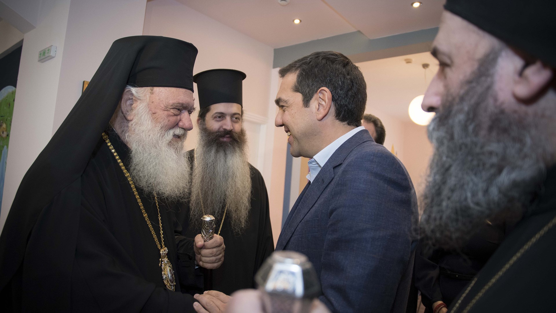Συνάντηση του Τσίπρα με τον Αρχιεπίσκοπο Ιερώνυμο στα Ιωάννινα – ΦΩΤΟ