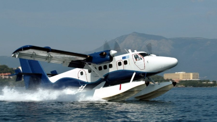 Οι πρώτες δοκιμαστικές πτήσεις υδροπλάνων αρχίζουν στο Ιόνιο