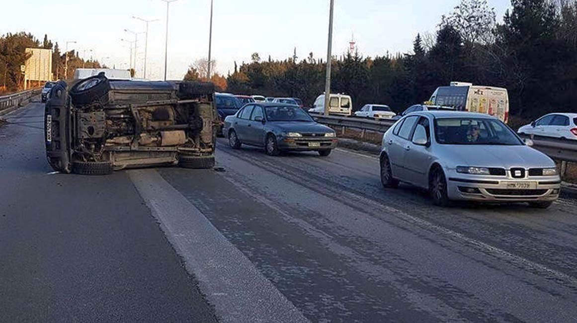 Καραμπόλα τεσσάρων αυτοκινήτων στον Περιφερειακό – ΤΩΡΑ