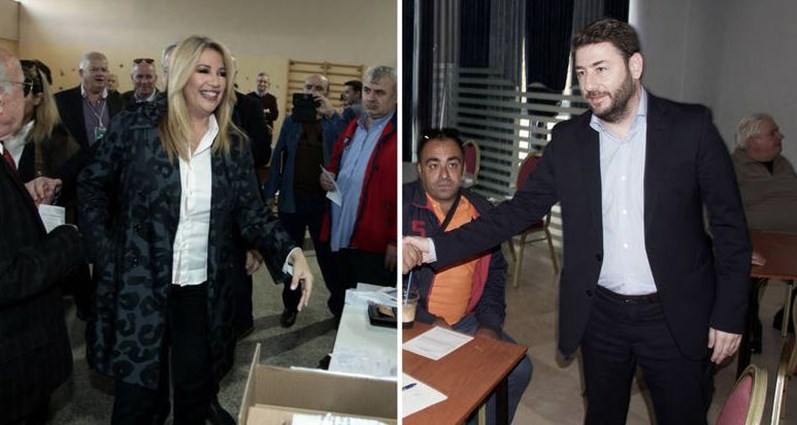 Ραντεβού στην κάλπη την ερχόμενη Κυριακή για Φώφη Γεννηματά και Νίκο Ανδρουλάκη