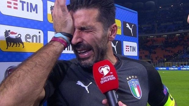 Τα δάκρυα του Μπουφόν για τον αποκλεισμό της Ιταλίας – ΒΙΝΤΕΟ