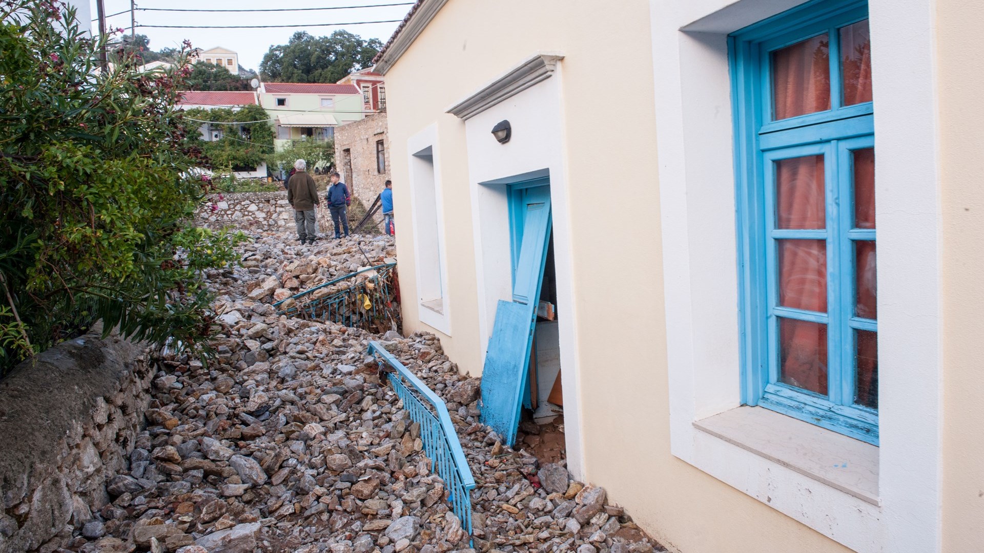 15 συγκλονιστικές φωτογραφίες από τη θεομηνία στη Σύμη