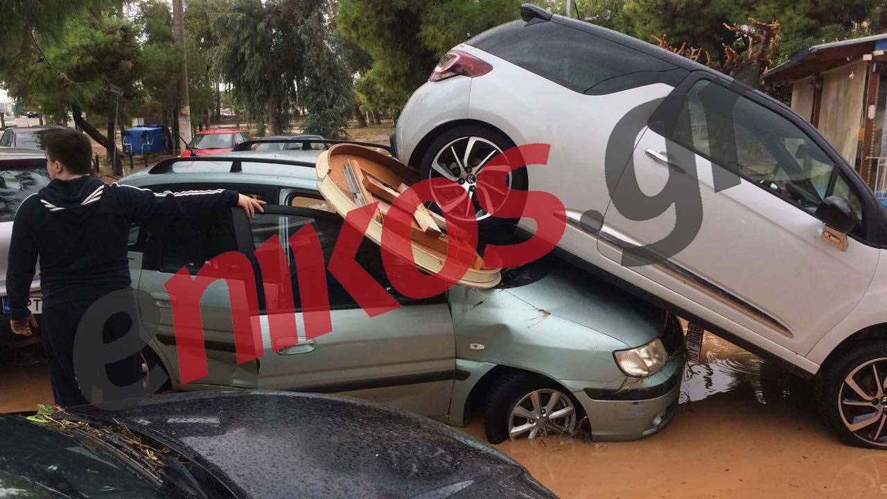 Εικόνες βιβλικής καταστροφής σε Νέα Πέραμο και Μάνδρα Αττικής  – ΦΩΤΟ – ΒΙΝΤΕΟ