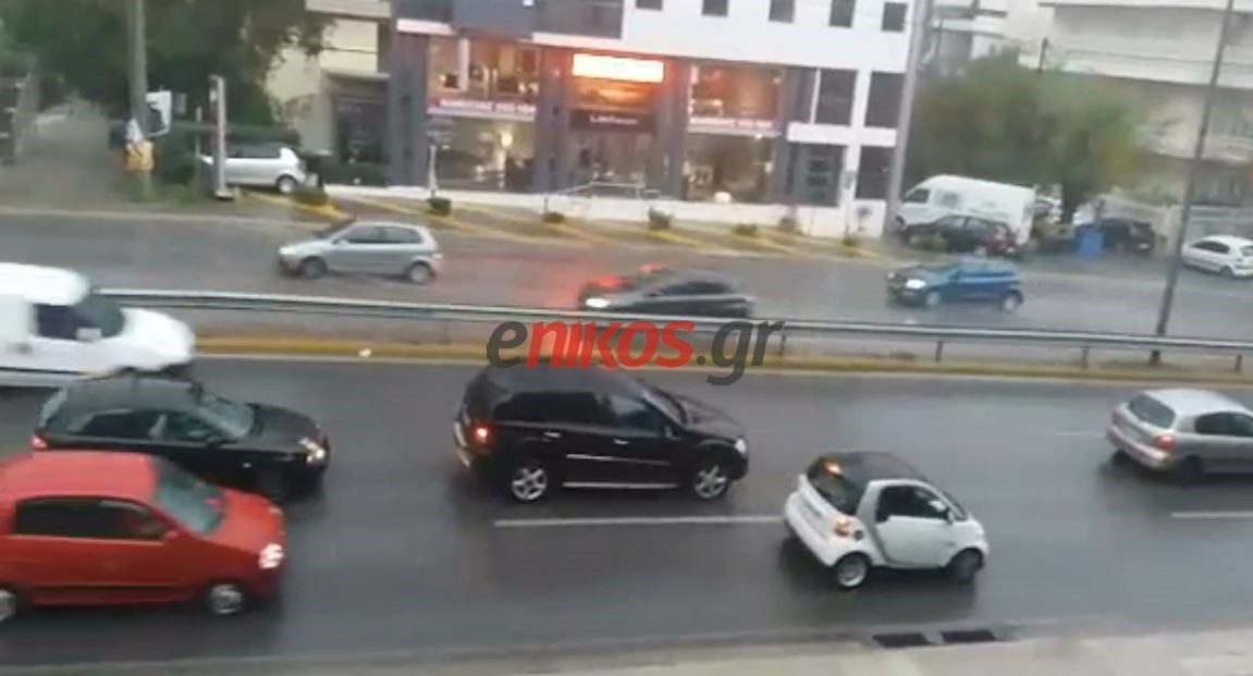 Η στιγμή της χαλαζόπτωσης στο Μαρούσι – ΒΙΝΤΕΟ αναγνώστη