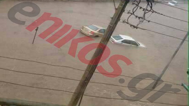 Η βροχή μετέτρεψε το Πέραμα και το Κερατσίνι σε… θάλασσα – ΦΩΤΟ αναγνώστη
