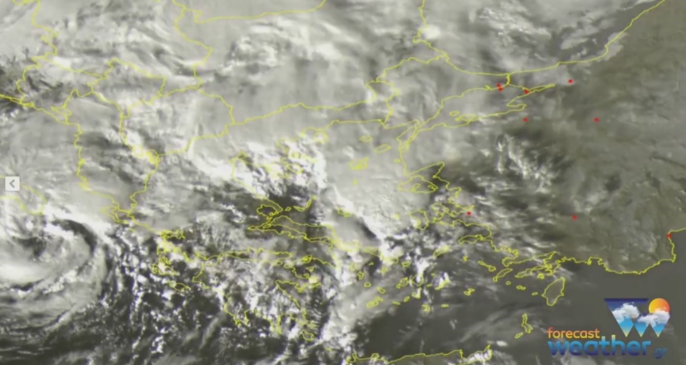 Ο «Ζήνων» πλησιάζει την Ελλάδα – Δείτε τα πλάνα από δορυφόρο – ΒΙΝΤΕΟ