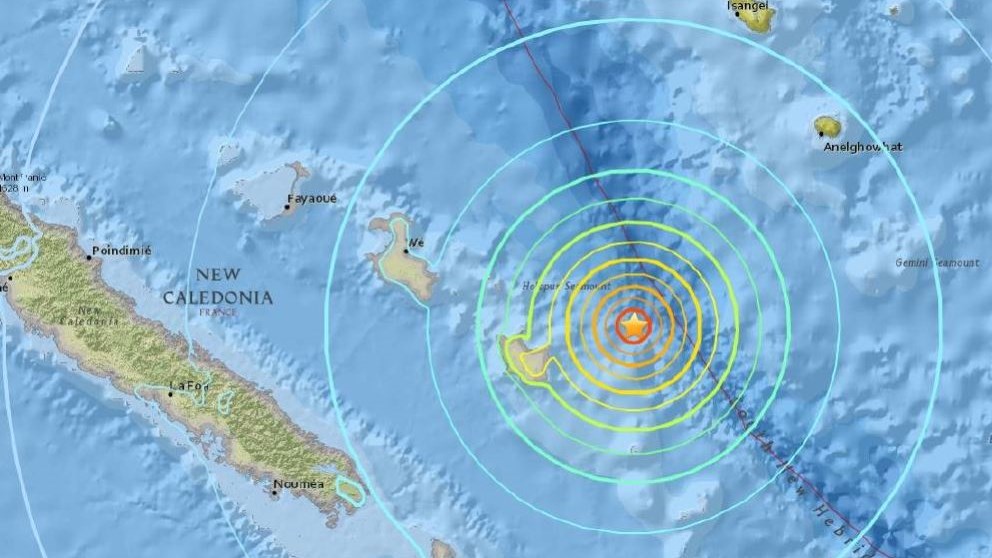 Τρόμος από τα 7 Ρίχτερ στη Νέα Καληδονία
