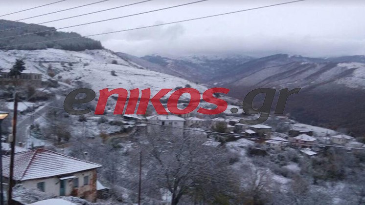 Έπεσαν τα πρώτα χιόνια στην Καστοριά – ΦΩΤΟ αναγνώστη