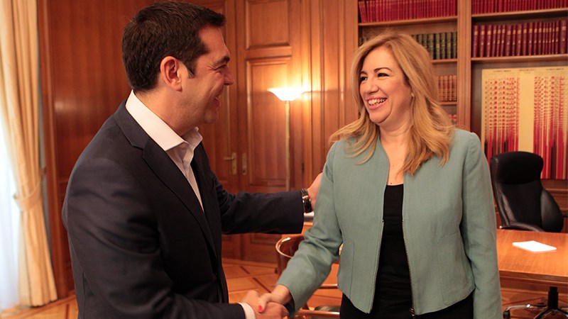 Τα συγχαρητήρια του Τσίπρα στη Γεννηματά