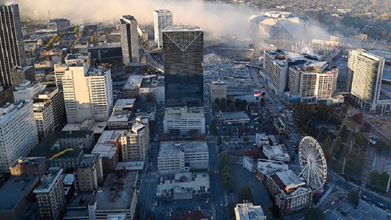 Η εντυπωσιακή κατεδάφιση του γήπεδου των Ολυμπιακών της Ατλάντα- ΒΙΝΤΕΟ