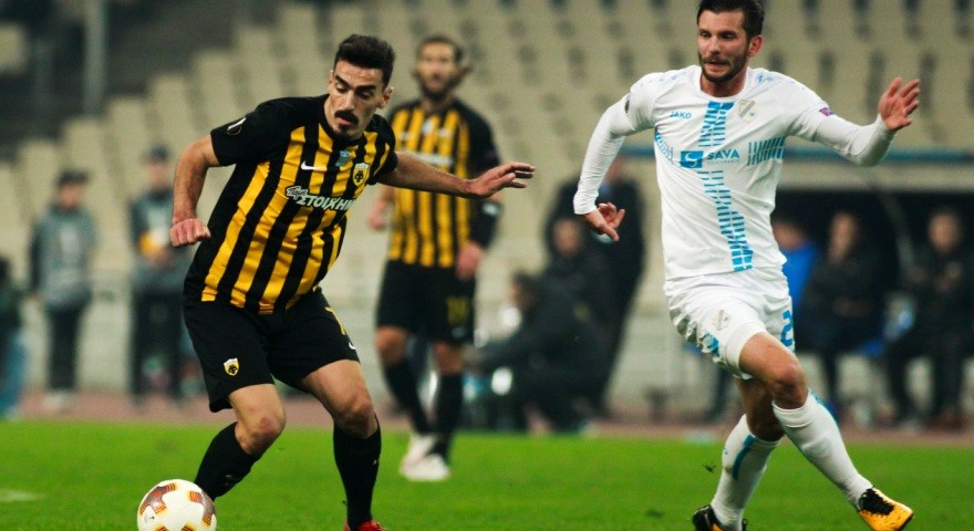 Έτσι ισοφάρισε η ΑΕΚ – Δείτε το γκολ του Λάζαρου – ΒΙΝΤΕΟ