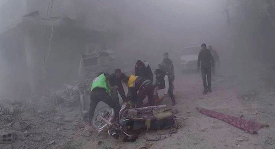 Τουλάχιστον 34 άμαχοι νεκροί από ρωσικές αεροπορικές επιδρομές στη Συρία
