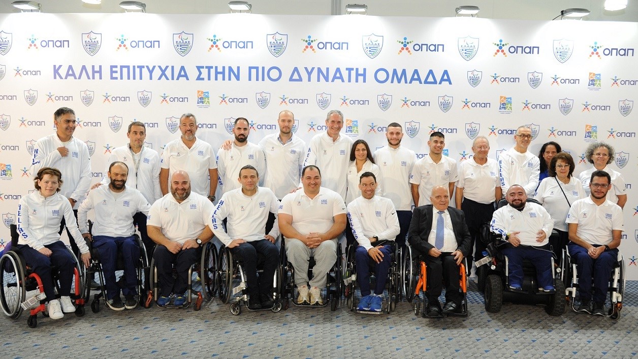 O ΟΠΑΠ εύχεται «καλή επιτυχία» στους αθλητές της Ελληνικής Παραολυμπιακής Ομάδας