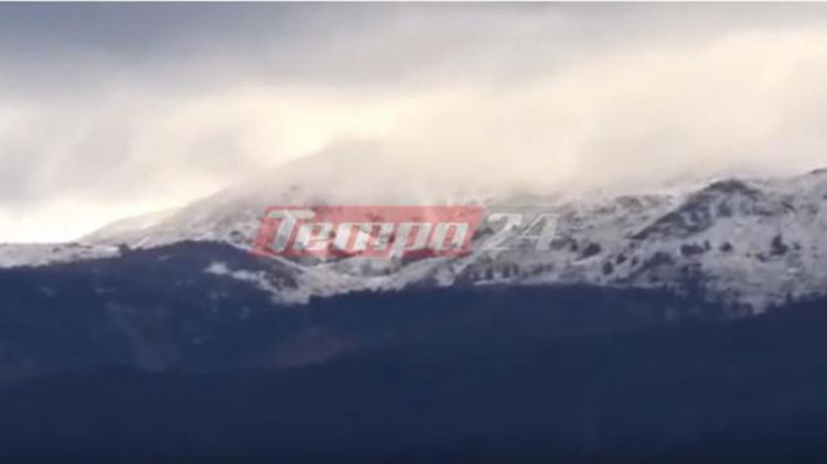 Στα λευκά “ντύθηκε” το Παναχαϊκό όρος – ΦΩΤΟ – ΒΙΝΤΕΟ