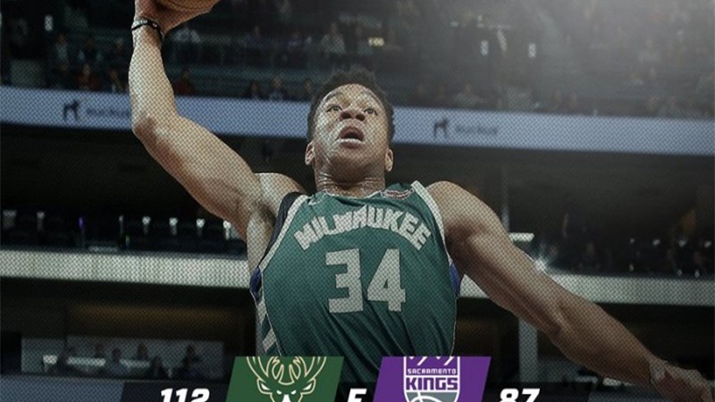 Η νέα εντυπωσιακή εμφάνιση του Αντετοκούνμπο με τους Bucks – BINTEO