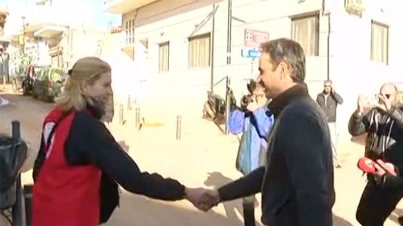 Στη Μάνδρα ο Κυριάκος Μητσοτάκης – ΤΩΡΑ – ΦΩΤΟ