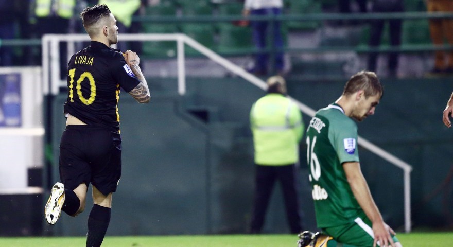 Λεβαδειακός – ΑΕΚ 0-1 (52′)