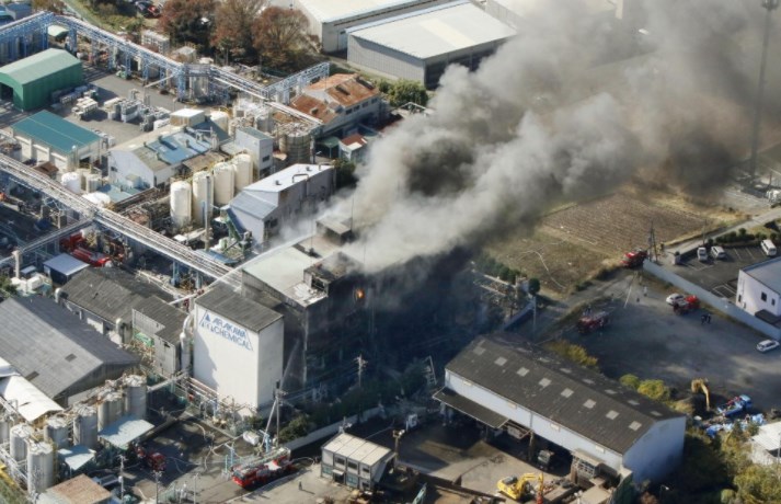 Ιαπωνία: 14 τραυματίες από έκρηξη σε εργοστάσιο χημικών – ΦΩΤΟ ΚΑΙ ΒΙΝΤΕΟ