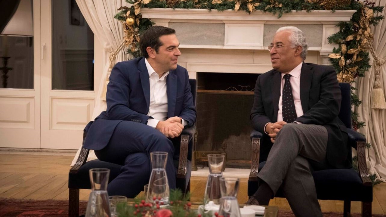Ο Τσίπρας στον Πορτογάλο Πρωθυπουργό: Δείξατε τον δρόμο για έξοδο από τα μνημόνια και εφαρμογή κοινωνικών πολιτικών