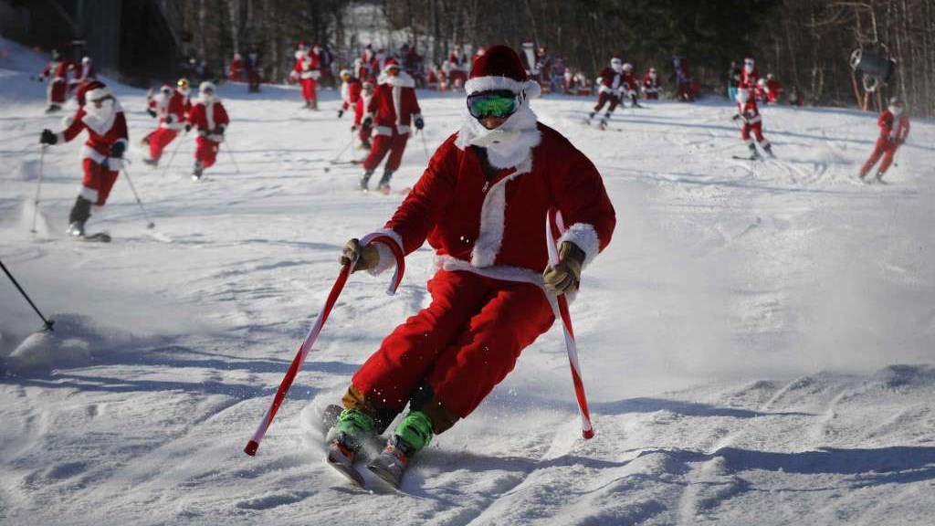 Οι Άγιοι Βασίληδες… πήγαν για σκι – ΒΙΝΤΕΟ