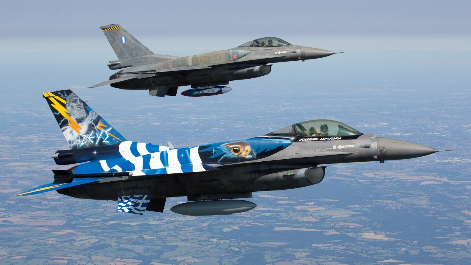Ελληνικά F-16 συνοδεύουν το αεροσκάφος του Ερντογάν