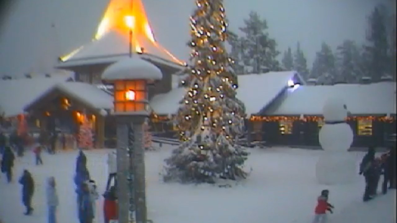 Απευθείας σύνδεση με το χωριό του Αη Βασίλη – Δείτε LIVE εικόνα