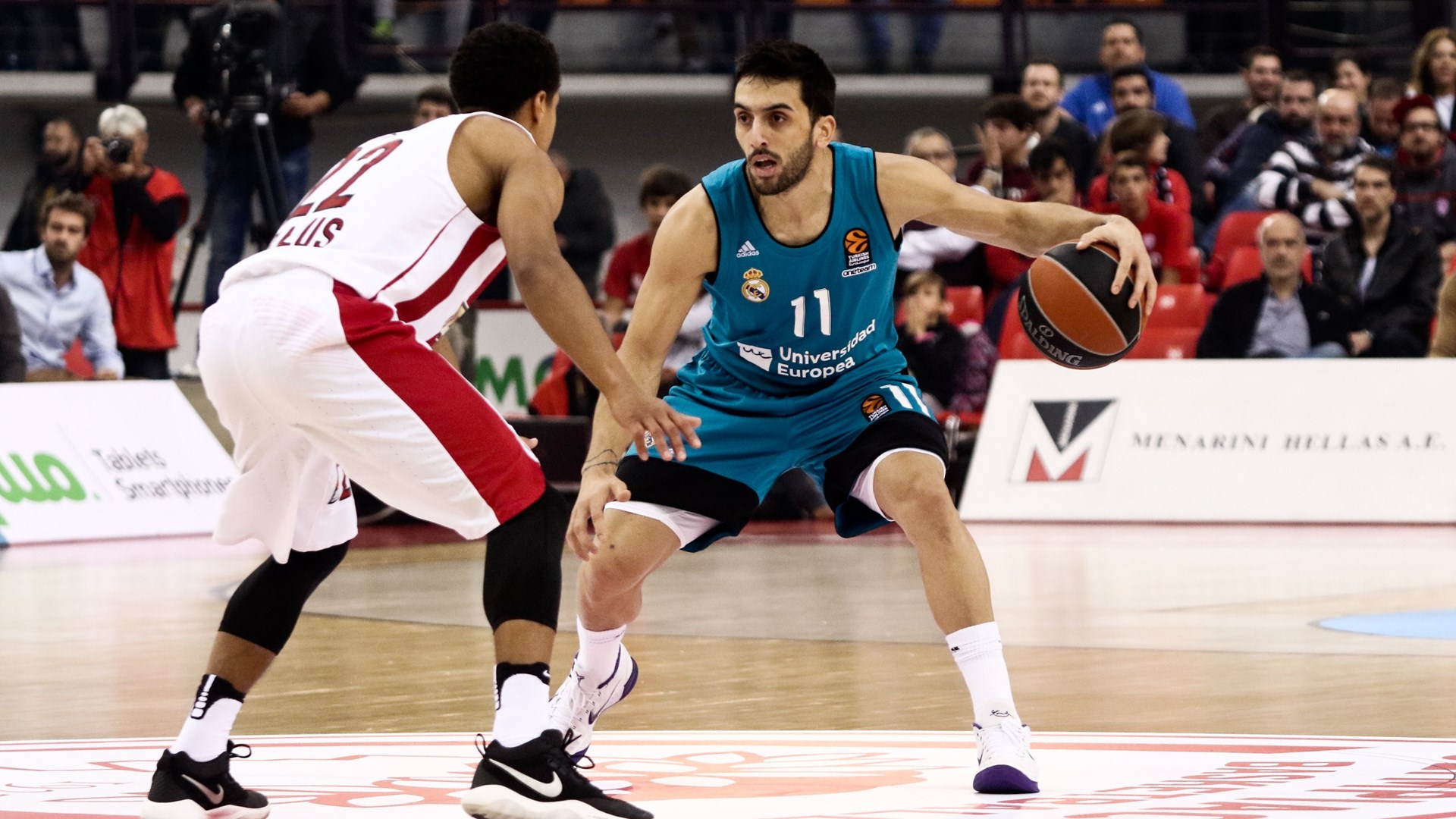 Ολυμπιακός – Ρεάλ 56-47 (30′)