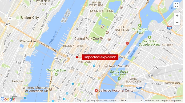Δείτε το σημείο που έγινε η έκρηξη στο Μανχάταν – ΦΩΤΟ
