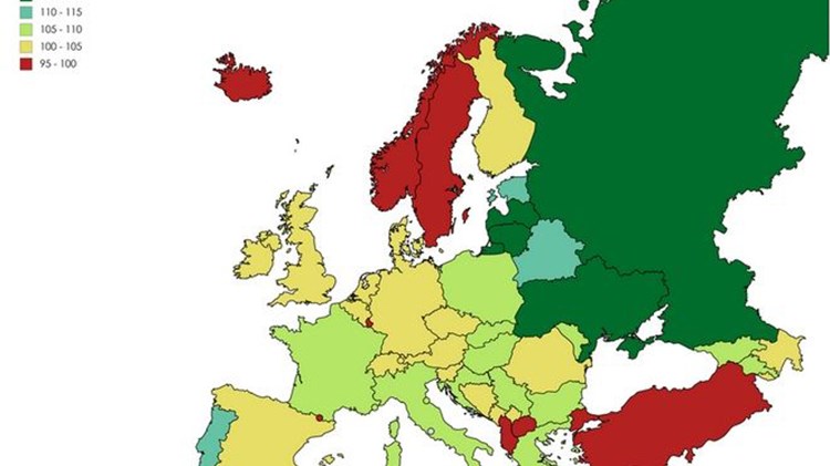 Τι δείχνει η έρευνα της Eurostat για την αναλογία ανδρών-γυναικών στις χώρες της Ευρώπης