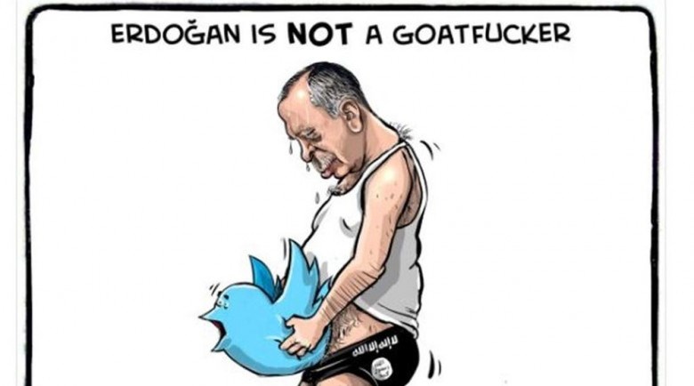 Σάλος με το σκίτσο του Ερντογάν να “βιάζει” το Twitter – Έξαλλος ο Τούρκος πρόεδρος – ΒΙΝΤΕΟ