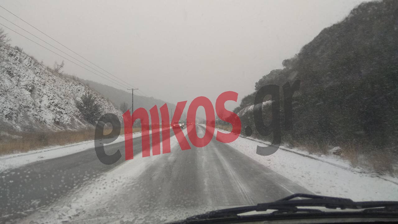 ΒΙΝΤΕΟ αναγνώστη από τη χιονισμένη Χαλκιδική