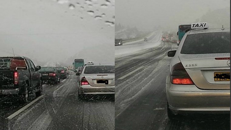 Σοβαρά προβλήματα στη σήραγγα του Αρτεμισίου- Έντονη χιονόπτωση – ΤΩΡΑ