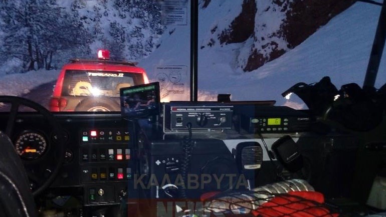 Επιχείρηση απεγκλωβισμού τεσσάρων κυνηγών στα Καλάβρυτα