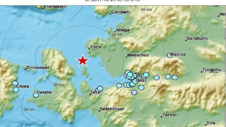 Χίος και Λέσβος “ξύπνησαν” από τον σεισμό στα τουρκικά παράλια – ΤΩΡΑ
