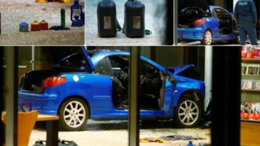 Νέα στοιχεία-σοκ για τον άνδρα που εισέβαλε με αυτοκίνητο στο SPD: Είχε τοποθετήσει εύφλεκτα υλικά και στο κόμμα της Μέρκελ